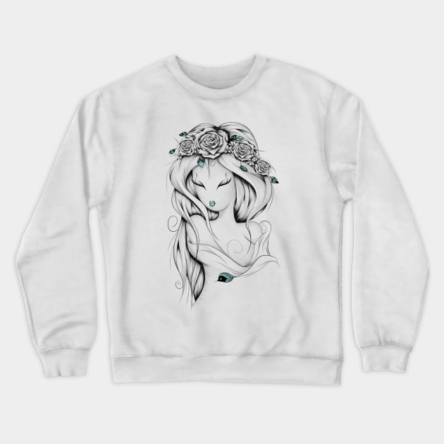 Poetic Gypsy Crewneck Sweatshirt by LouJah69